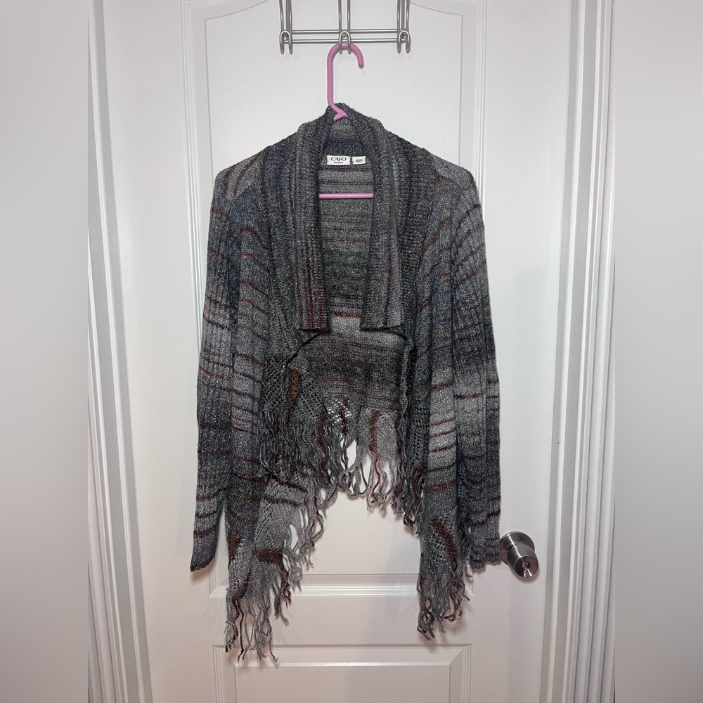 Cato Frayed Cardigan